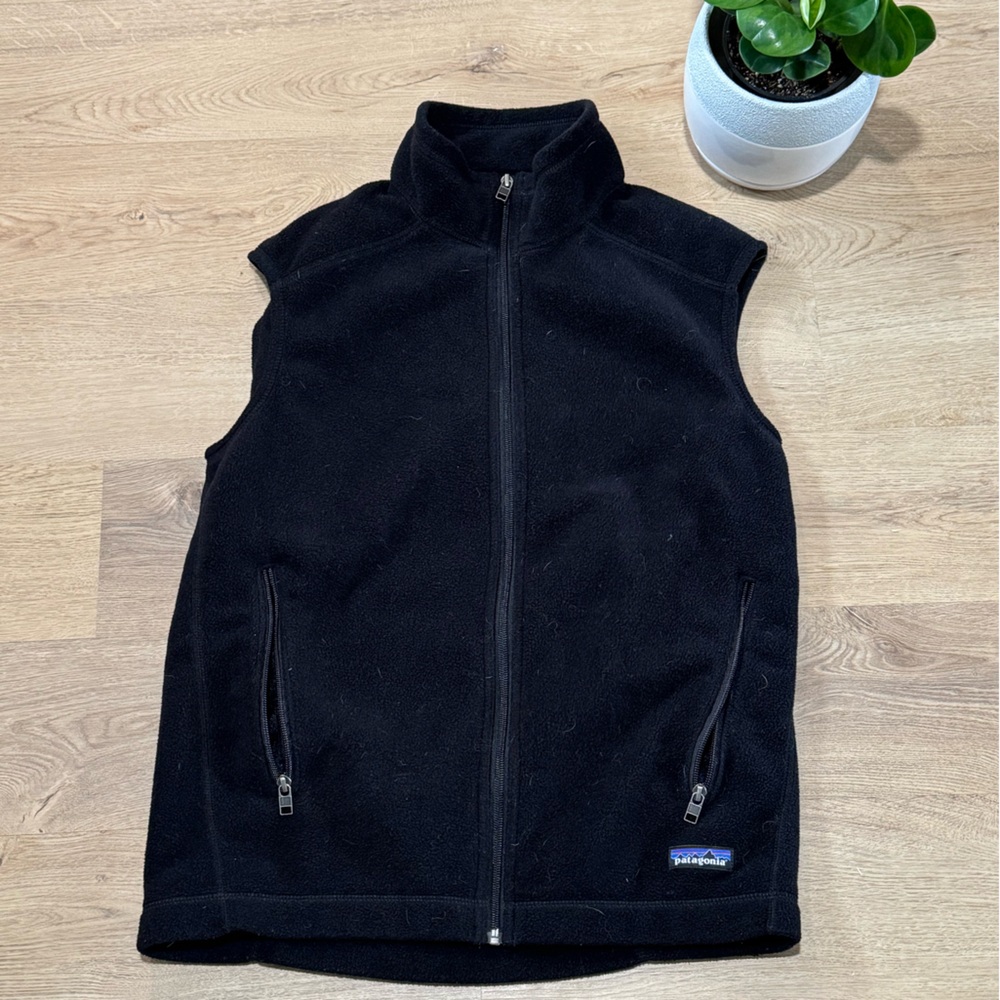 Synchilla Black Fleece Patagonia vest Mens'